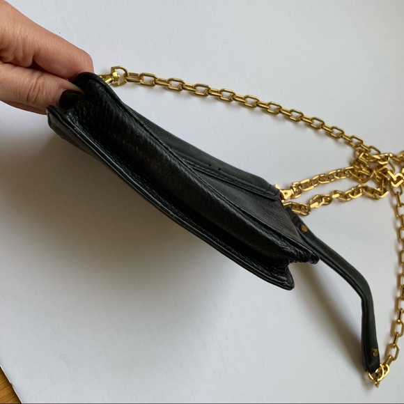 Tory Burch Black Leather Mini Crossbody - Picture 6 of 8